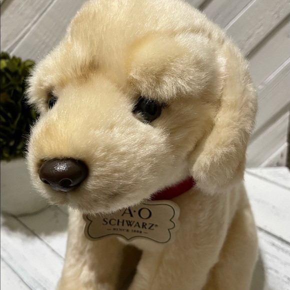 FAO Schwarz stuffed plush puppy dog - Picture 4 of 10